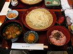 冷やしいなにわうどん御膳 合鴨となすのつけ汁 1300円
